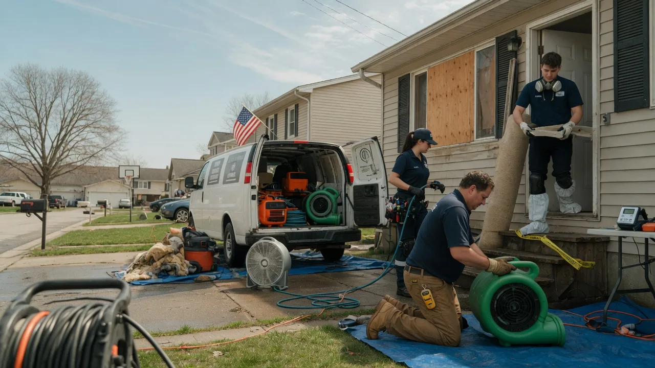 Water Damage Restoration in Amazonia, MO near me